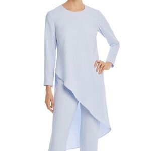 NIC+ZOE Tunic | Light Blue | Long Sleeve | Crew Neck | XS